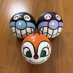 バイキンマン ドキンちゃん ゴムボール 3個セット