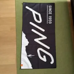 PING ゴルフタオル ブラックのサムネイル