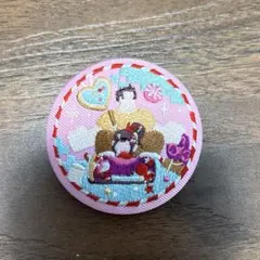 ディズニー刺繍缶バッジ シュガーラッシュ