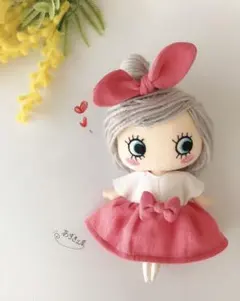 ふわふわピンクのワンピースセット＊イルメール イーマリー ハッピードールのサムネイル
