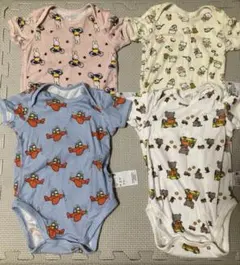 ミッフィー　こぐまちゃん　半袖ロンパース 4点セット 70 80cm