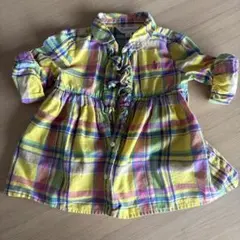 Ralph Lauren 12M チェック柄ワンピース