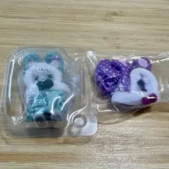 シルバニア 赤ちゃんカラフルウサギコスチューム わたウサギ＋紫衣装の2点セット
