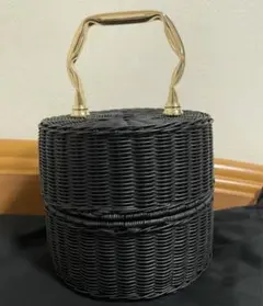 【美品】MANIMARIS マニマリス フォックスファーバスケット かごバッグ 美品】MANIMARIS マニマリス フォックスファーバスケット かご