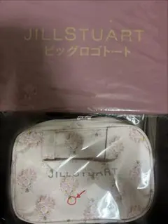 JILL STUART ジルスチュアート 花柄コスメマルチポーチ トートピンクのサムネイル