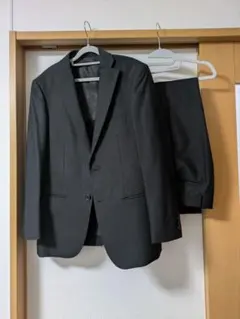 ブラックビジネススーツ ジャケットとパンツのセット