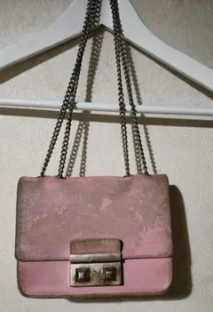 FURLA ショルダーバッグ ピンク チェーン