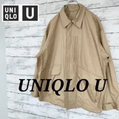 UNIQLO Uオーバーサイズユーティリティジャケット ベージュ M
