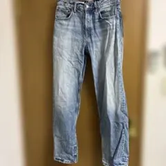 ZARA ライトブルー ストレートデニム