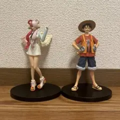 【箱無し】ワンピース FILM RED フィギュア ルフィ ウタ 2体まとめ売り