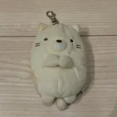 すみっコぐらし　パスケース　ねこ　リール付き　ポーチ