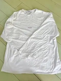 【国内正規品】MSGM エムエスジーエム ミニロゴ ロンT Mサイズ ホワイトのサムネイル