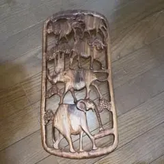 アフリカ土産　木製壁掛け