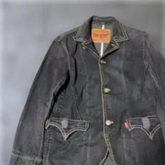 希少 リーバイス デニムテーラードジャケット 70904 M ウエスタン 加工