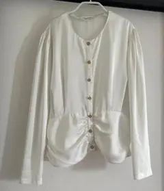 長袖ブラウス ヴィンテージ 古着 白