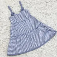 メゾピアノ キャミワンピース ジャンパースカート ロゴ