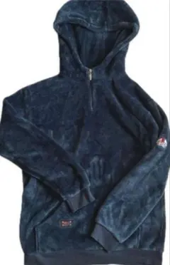 メンズ フリースパジャマ XL ダークブルー