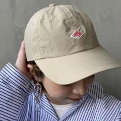 美品 DANTON ナイロンタフタキャップ 帽子 ダントン