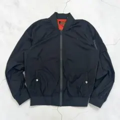 Schott ショット　ナイロンジャケット MA-1 フライトジャケット　黒　M
