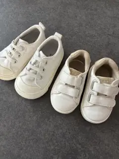 無印良品 H&M ホワイト スニーカー 2足セット
