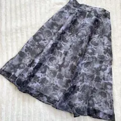 【美品】MERCURYDUO 花柄フレアスカート F フリー上品 大人可愛い