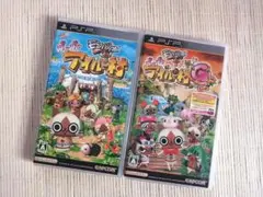 モンハン日記 ぽかぽかアイルー村G　2本セット　PSP　CAPCOM