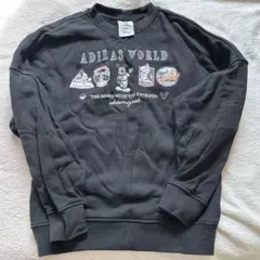 adidas Disney コラボ スウェット ブラック レディース XS