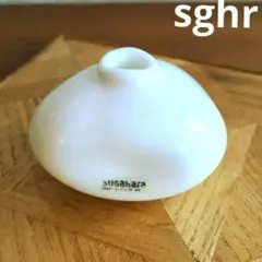 美品　菅原工芸硝子 Sghr スガハラ ガラス 花瓶 一輪挿し レア　廃盤　白のサムネイル
