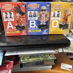一番くじ　ドラゴンボール　A賞　悟空　B賞　亀仙人レア　D賞　クリリン　三体