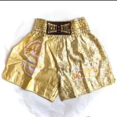 新品 ナイロン 子供用 ムエタイ 龍金 SSS/SS/S/M/L 選択のサムネイル