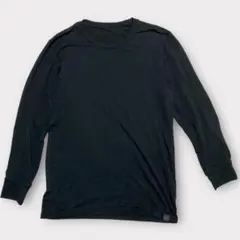 ユニクロ ヒートテック 極暖 クルーネック ブラック S 黒