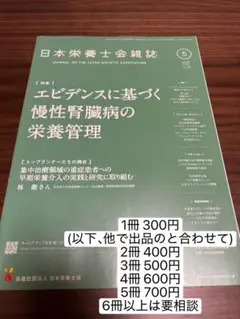 日本栄養士会雑誌 2025年5月号