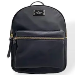 良品　kate spade リュック　ケイトスペード　バックパック　ナイロン　黒