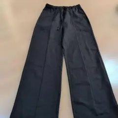 ウエストゴムパンツ 黒