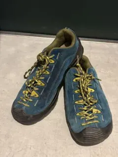 KEEN ジャスパー スニーカー ブルー イエローのサムネイル