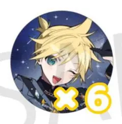 プロセカ あんスタコラボ メタリック缶バッジ 鏡音レン