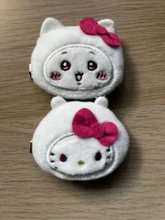 ちいかわ サンリオ シークレットヘアクリップ ちいかわ キティ