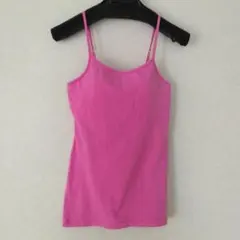 【GAP】カップ付きキャミソール✴ピンク✴中古品のサムネイル