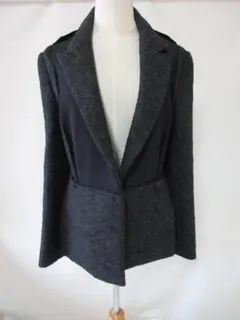 (O-14)LANVIN ランバン ジャケット コート？ ウール サイズ34