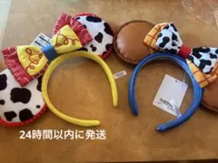 パーク完売】ディズニー カチューシャ ウッディ ジェシー 2点セット