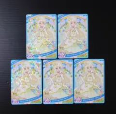 ひみつのアイプリ つむぎロマンチックリボンリボンピュアホワイト5枚