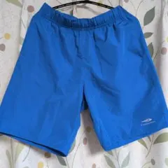 TIGORA 青 半ズボン ウエストゴ厶　紐あり　140cm