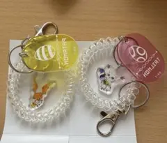 デジモン 極楽湯 ロッカーキー風キーホルダー　テイルモン　パタモン