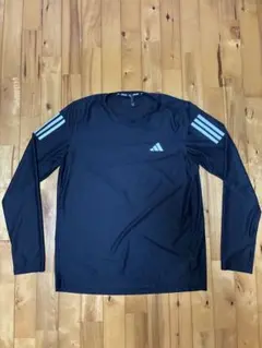 アディダス　オウンザラン　ロングスリーブ　長袖　XL ブラック