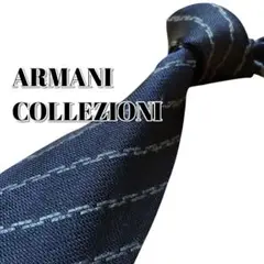 ★ARMANI COLLEZIONI★　ネイビー　ストライプ　イタリア製