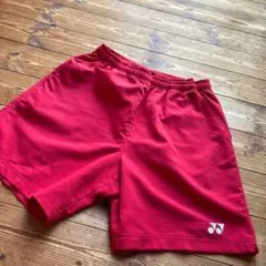 YONEX テニス ハーフパンツ レッド ソフトテニス バドミントン 赤