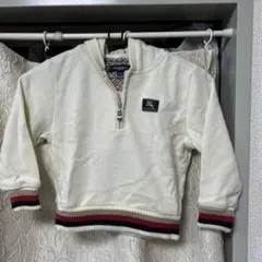 BURBERRY アイボリー トレーナー フード付き