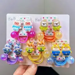 大人気可愛いズートピアキャラクター子供用ヘアゴム 10個セット 即発送ok