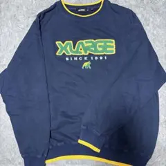 XLARGE トレーナー スウェット 紺、緑