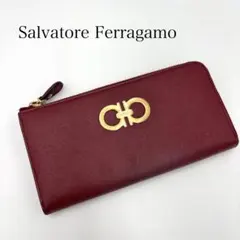 レ*コ様 Salvatore Ferragamo ガンチーニ L字ジップ 長財布のサムネイル